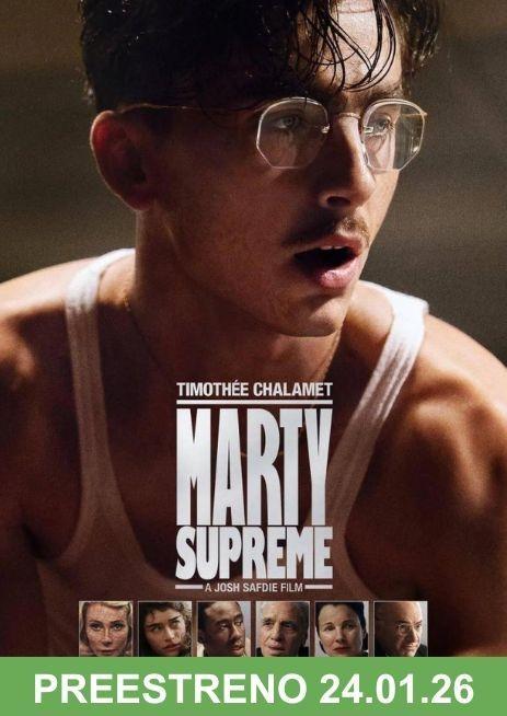 Caratula MARTY SUPREME - PREESTRENO