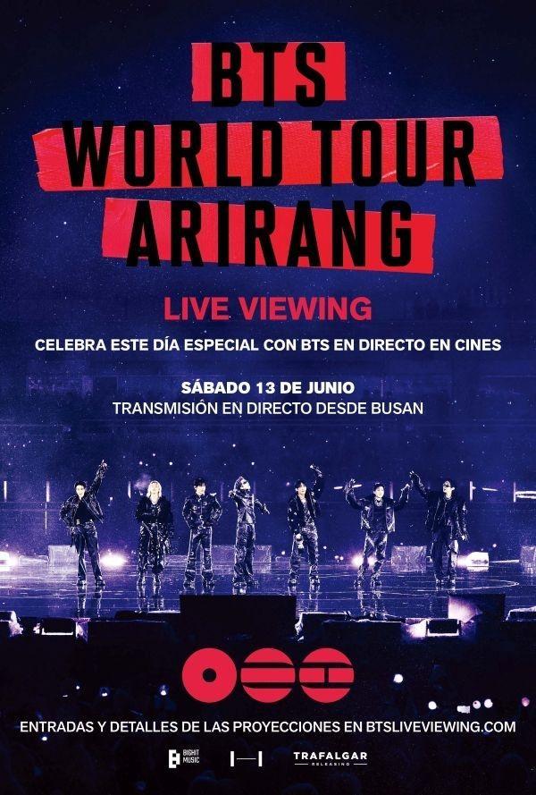 Caratula BTS WORLD TOUR 'ARIRANG' IN BUSAN: LIVE VIEWING