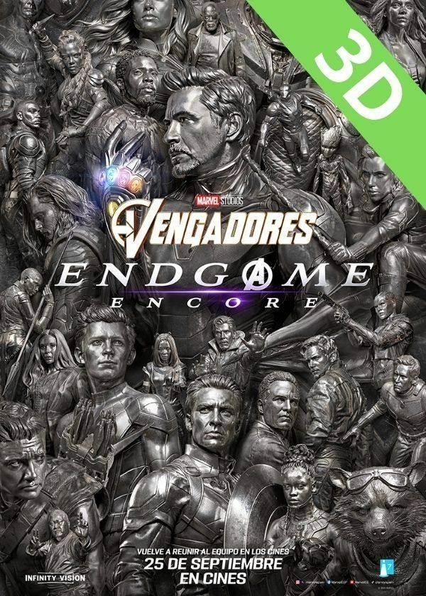 Caratula VENGADORES: ENDGAME 3D