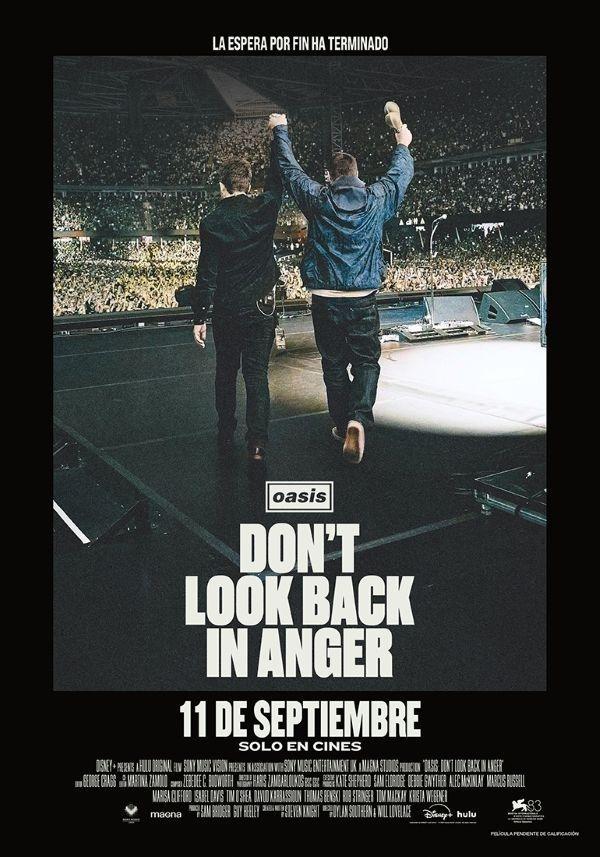 Caratula OASIS: DON'T LOOK BACK IN ANGER
