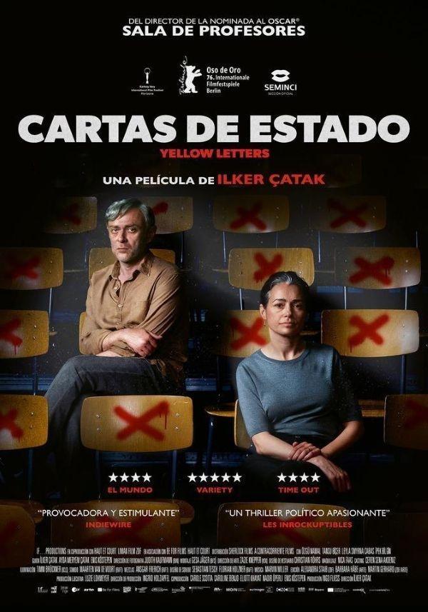 Caratula CARTAS DE ESTADO (YELLOW LETTERS) (41º MOSTRA DE VALÈNCIA)